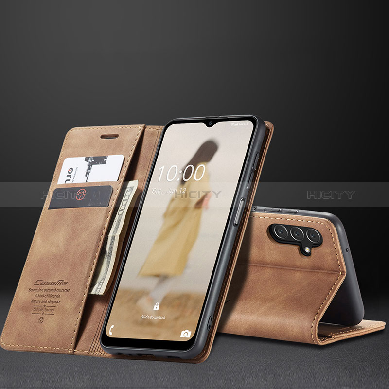 Custodia Portafoglio In Pelle Cover con Supporto C09S per Samsung Galaxy A04s