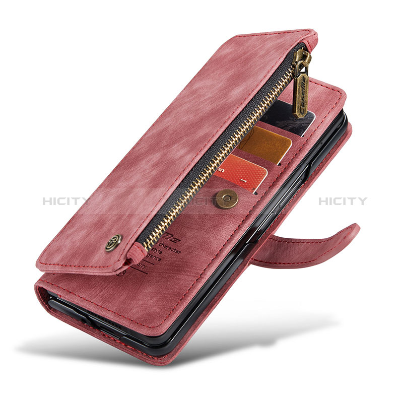 Custodia Portafoglio In Pelle Cover con Supporto CS1 per Samsung Galaxy Z Fold3 5G