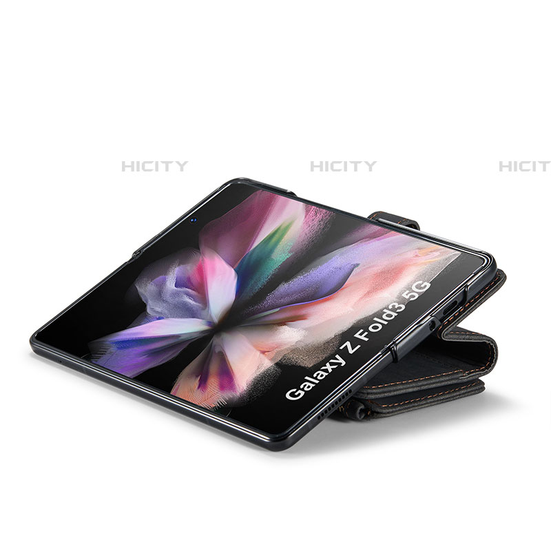 Custodia Portafoglio In Pelle Cover con Supporto CS1 per Samsung Galaxy Z Fold4 5G