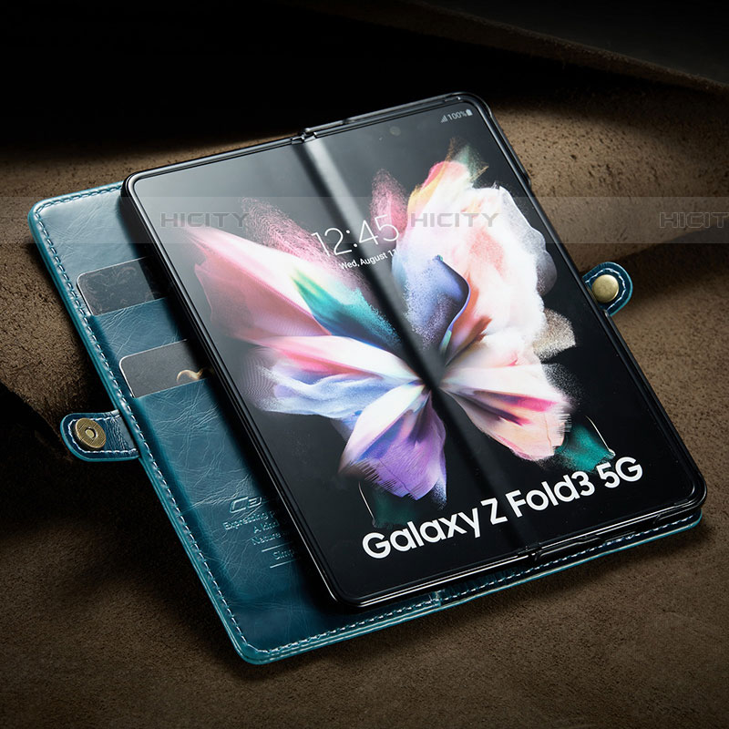 Custodia Portafoglio In Pelle Cover con Supporto CS3 per Samsung Galaxy Z Fold4 5G