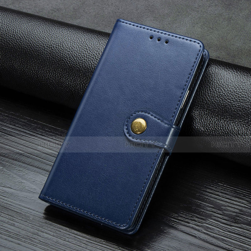 Custodia Portafoglio In Pelle Cover con Supporto D01 per Xiaomi Mi Note 10 Blu