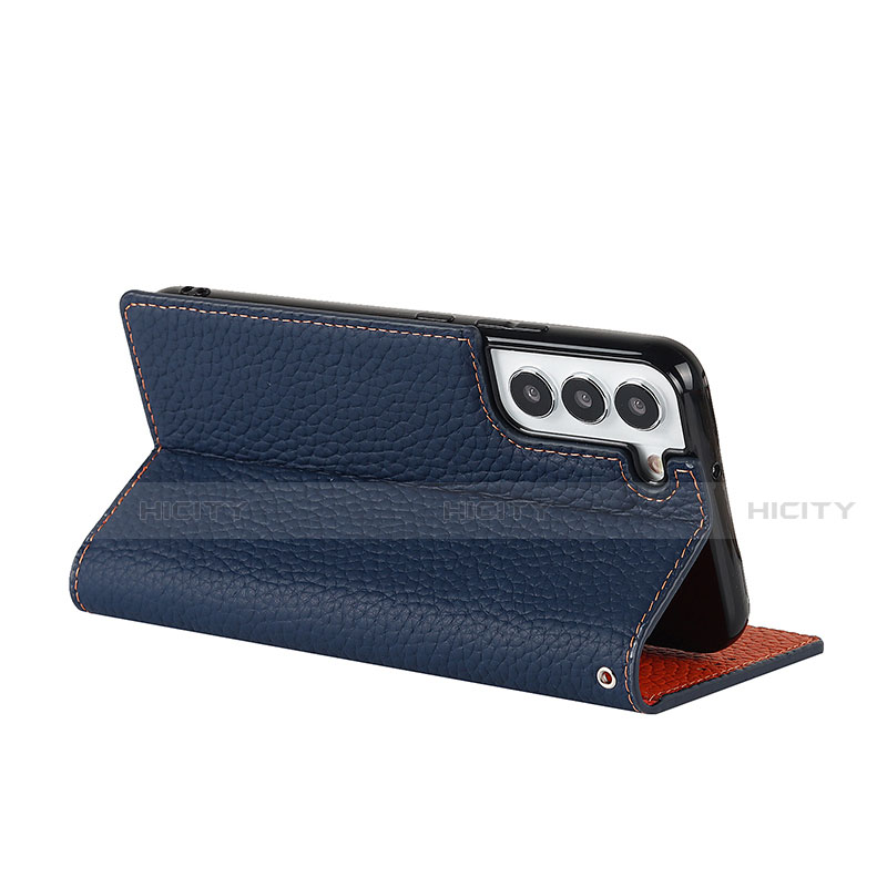 Custodia Portafoglio In Pelle Cover con Supporto D01T per Samsung Galaxy S21 5G