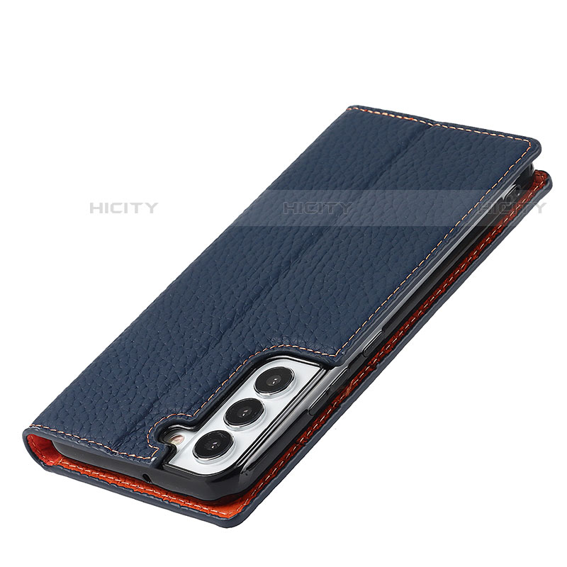 Custodia Portafoglio In Pelle Cover con Supporto D01T per Samsung Galaxy S21 FE 5G