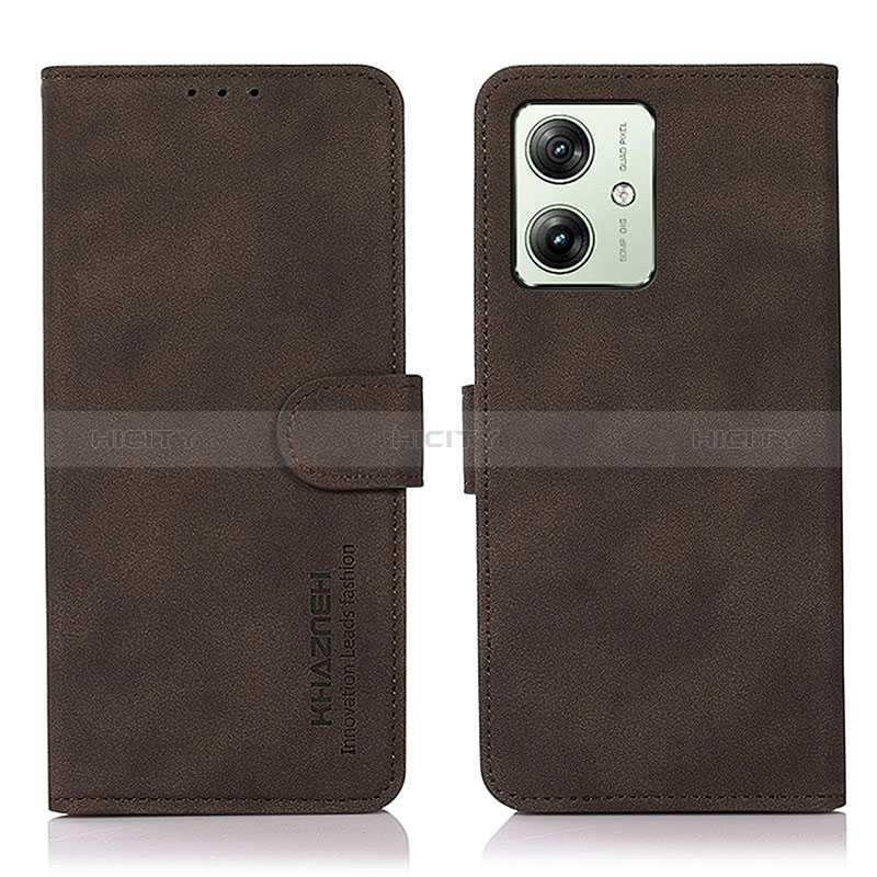 Custodia Portafoglio In Pelle Cover con Supporto D01Y per Motorola Moto G54 5G