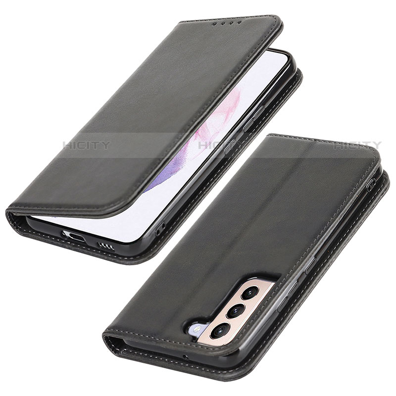 Custodia Portafoglio In Pelle Cover con Supporto D04T per Samsung Galaxy S21 Plus 5G