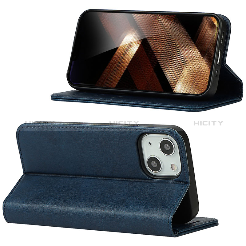 Custodia Portafoglio In Pelle Cover con Supporto D05T per Apple iPhone 13