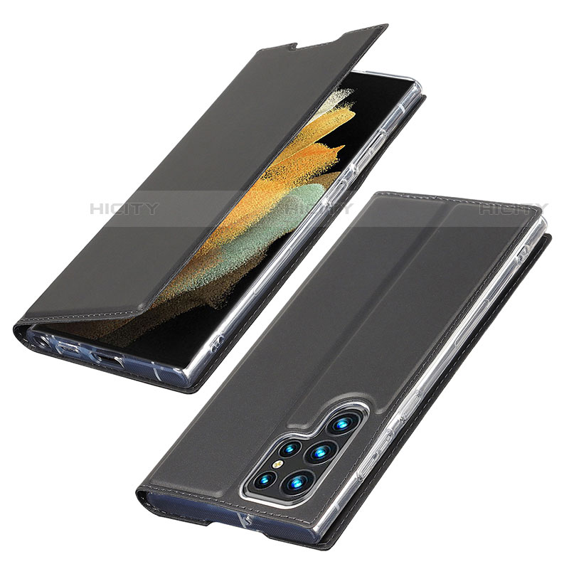 Custodia Portafoglio In Pelle Cover con Supporto D05T per Samsung Galaxy S21 Ultra 5G