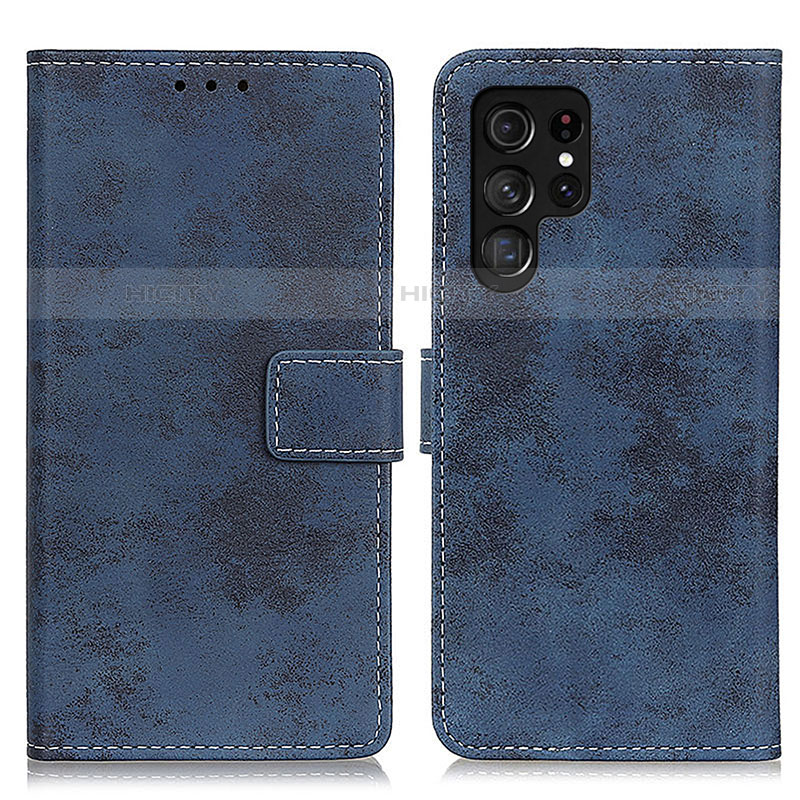 Custodia Portafoglio In Pelle Cover con Supporto D05Y per Samsung Galaxy S22 Ultra 5G
