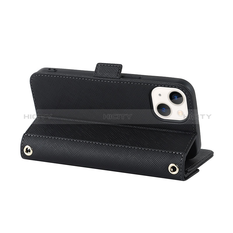 Custodia Portafoglio In Pelle Cover con Supporto D07T per Apple iPhone 13