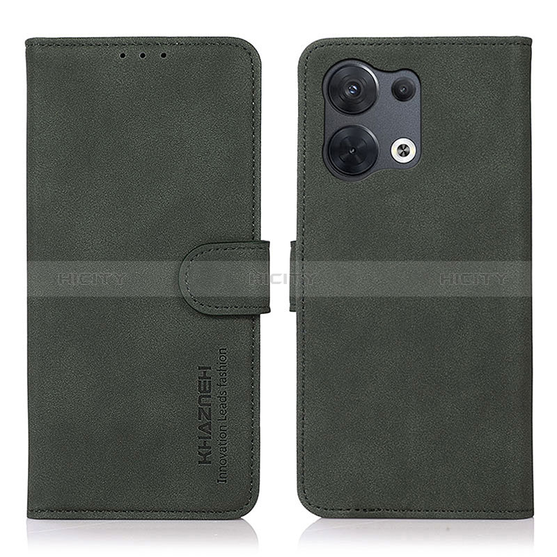 Custodia Portafoglio In Pelle Cover con Supporto D08Y per Xiaomi Redmi Note 13 5G Verde