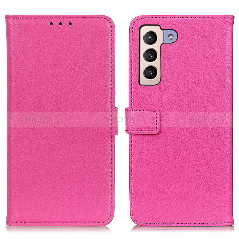Custodia Portafoglio In Pelle Cover con Supporto D09Y per Samsung Galaxy S24 5G Rosa Caldo