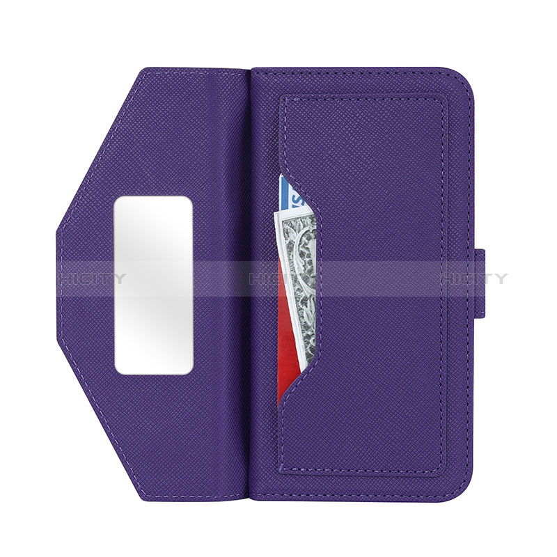 Custodia Portafoglio In Pelle Cover con Supporto DT1 per Sony Xperia 5 III