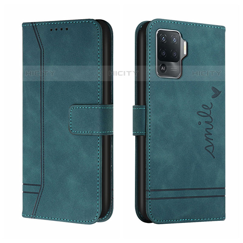 Custodia Portafoglio In Pelle Cover con Supporto H01X per Oppo Reno5 Lite
