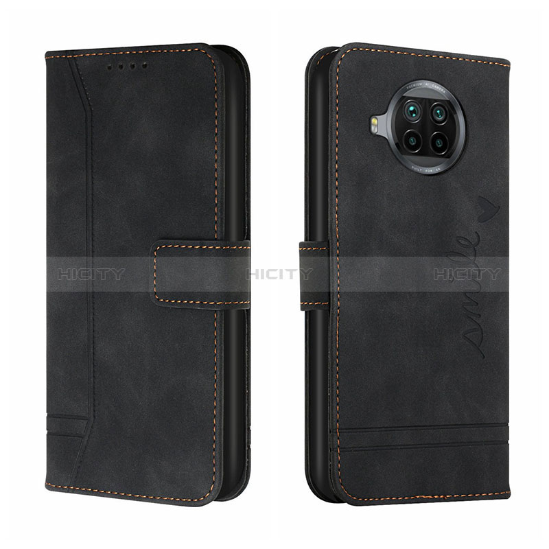 Custodia Portafoglio In Pelle Cover con Supporto H01X per Xiaomi Mi 10i 5G Nero