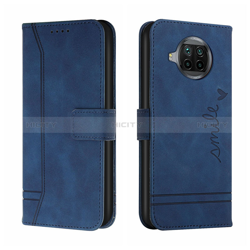 Custodia Portafoglio In Pelle Cover con Supporto H01X per Xiaomi Mi 10T Lite 5G Blu