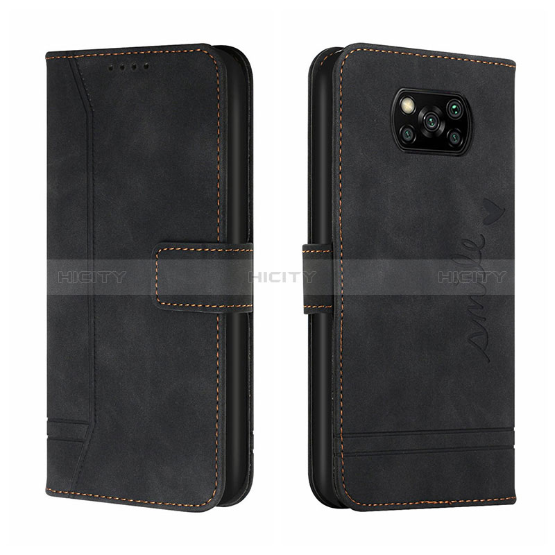 Custodia Portafoglio In Pelle Cover con Supporto H01X per Xiaomi Poco X3