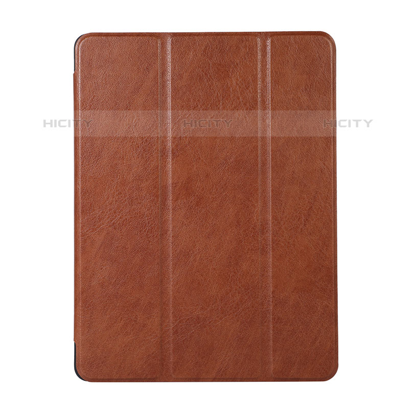 Custodia Portafoglio In Pelle Cover con Supporto H02 per Apple iPad Pro 10.5 Marrone