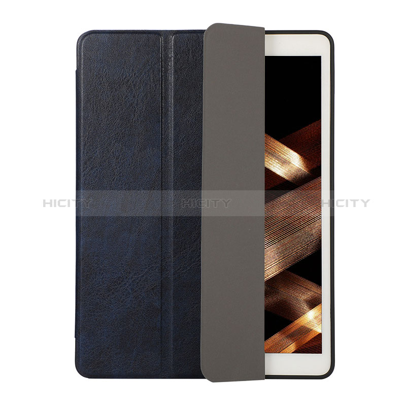 Custodia Portafoglio In Pelle Cover con Supporto H02 per Apple New iPad 9.7 (2018) Blu