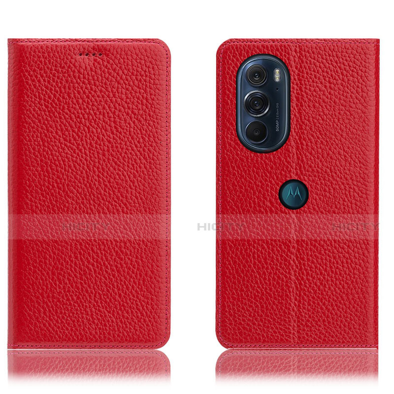 Custodia Portafoglio In Pelle Cover con Supporto H02P per Motorola Moto Edge 30 Pro 5G