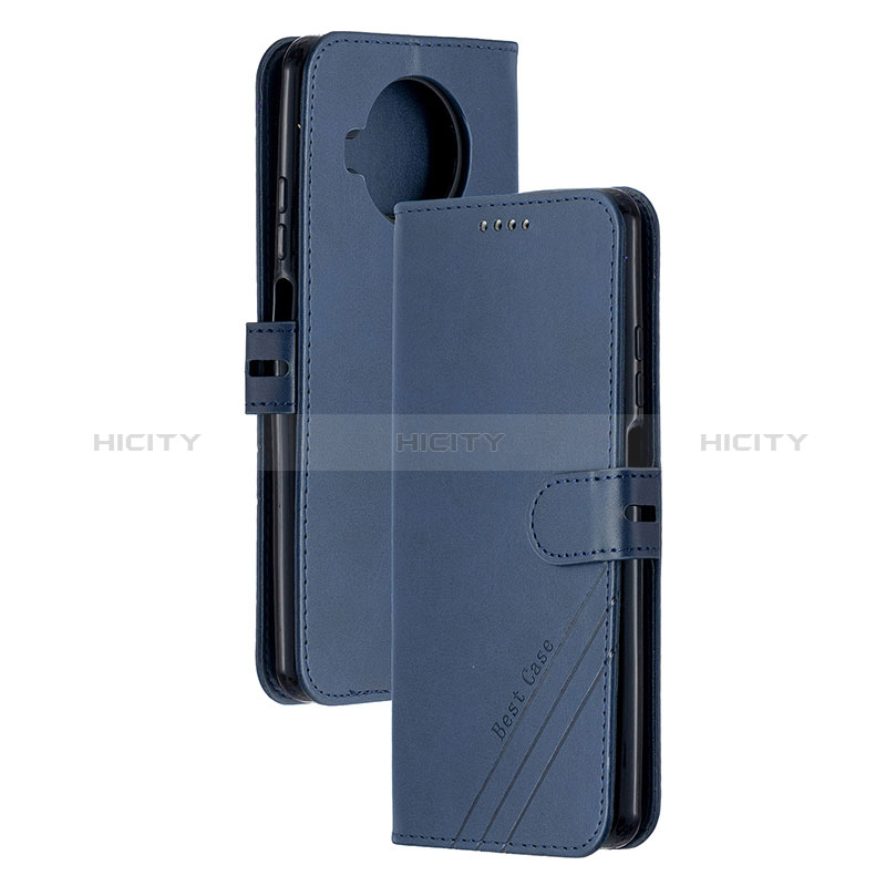 Custodia Portafoglio In Pelle Cover con Supporto H02X per Xiaomi Mi 10T Lite 5G Blu