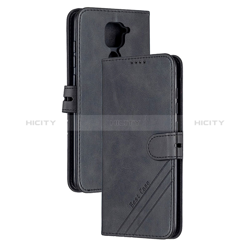 Custodia Portafoglio In Pelle Cover con Supporto H02X per Xiaomi Redmi Note 9 Nero