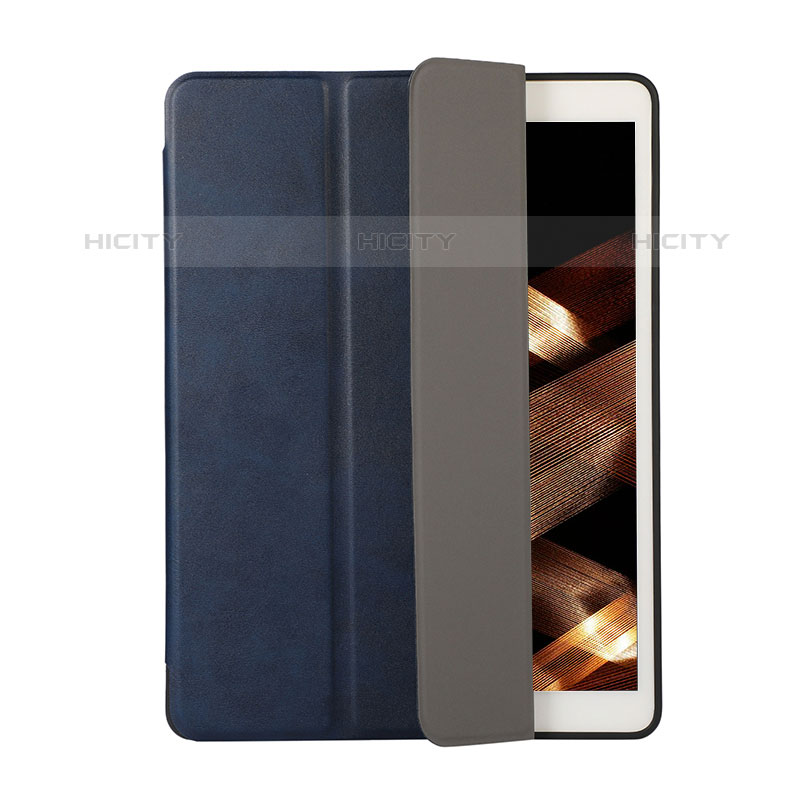 Custodia Portafoglio In Pelle Cover con Supporto H03 per Apple iPad Pro 10.5 Blu