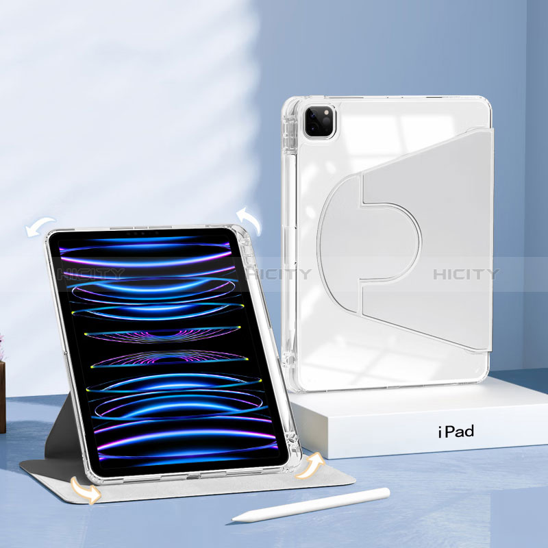 Custodia Portafoglio In Pelle Cover con Supporto H03 per Apple iPad Pro 11 (2020)