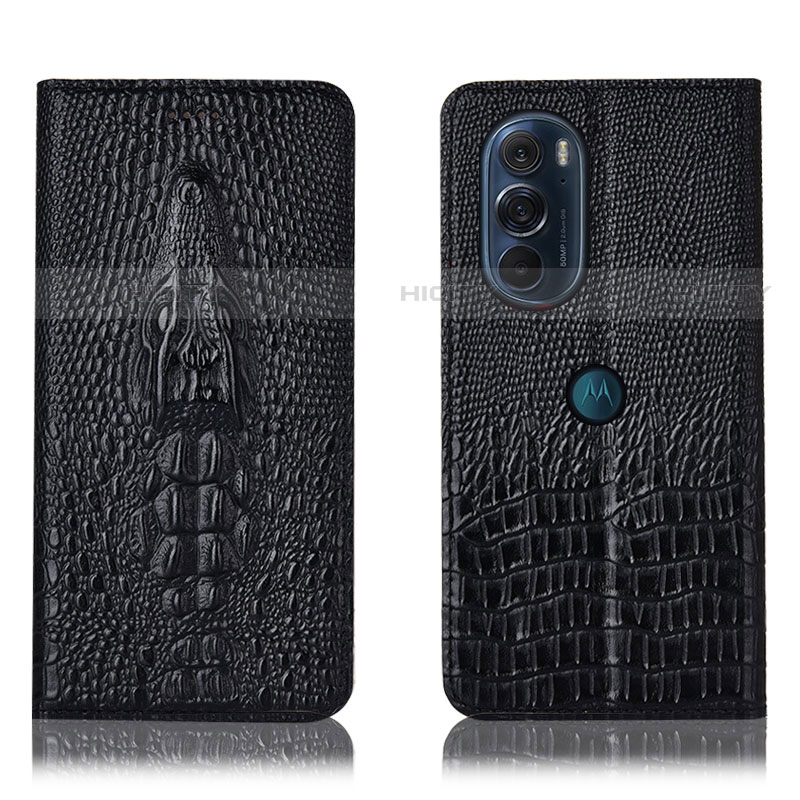 Custodia Portafoglio In Pelle Cover con Supporto H03P per Motorola Moto Edge X30 5G