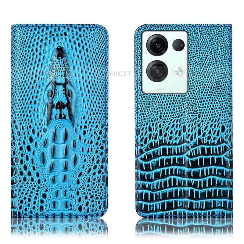 Custodia Portafoglio In Pelle Cover con Supporto H03P per Oppo Reno8 Pro 5G