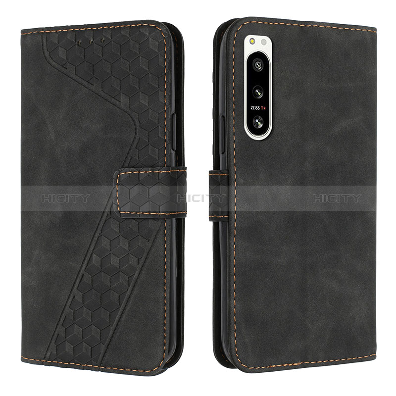 Custodia Portafoglio In Pelle Cover con Supporto H03X per Sony Xperia 5 IV