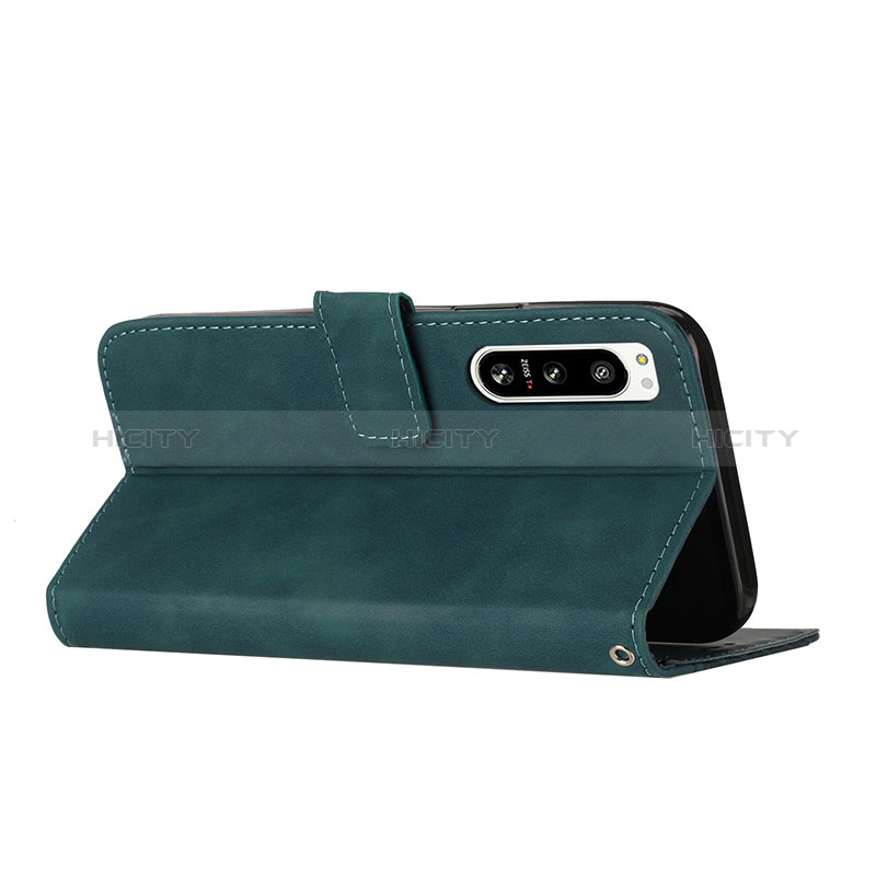 Custodia Portafoglio In Pelle Cover con Supporto H03X per Sony Xperia 5 IV