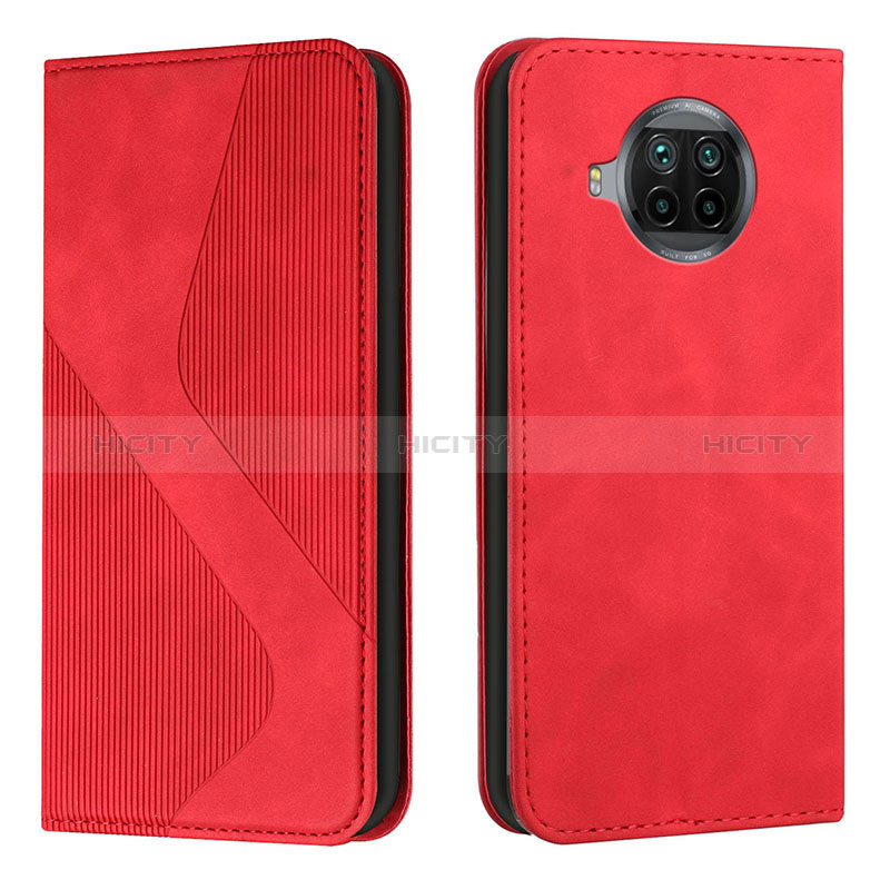 Custodia Portafoglio In Pelle Cover con Supporto H03X per Xiaomi Mi 10T Lite 5G Rosso
