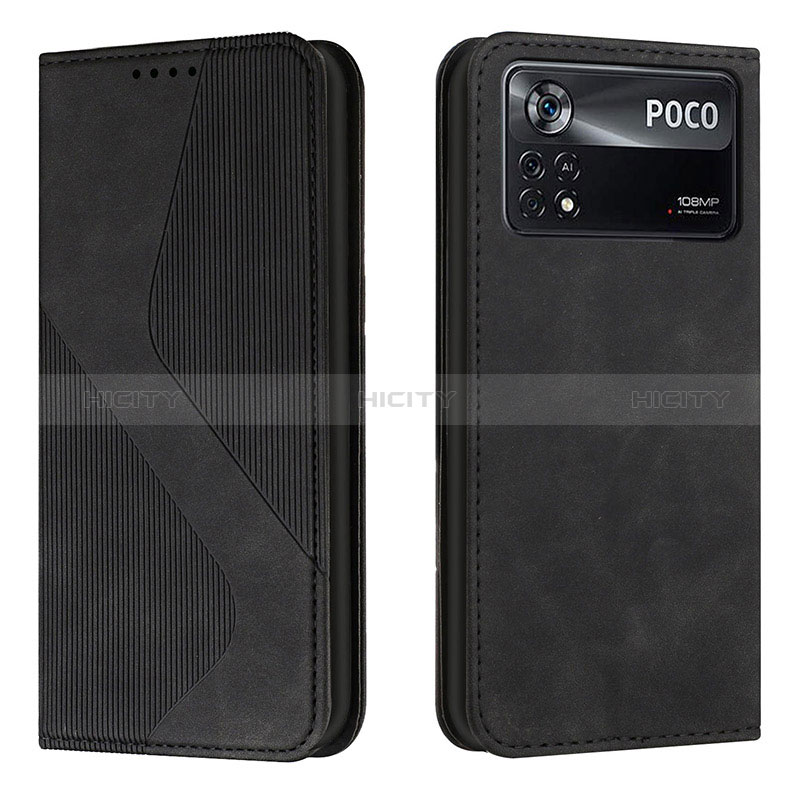 Custodia Portafoglio In Pelle Cover con Supporto H03X per Xiaomi Poco X4 Pro 5G