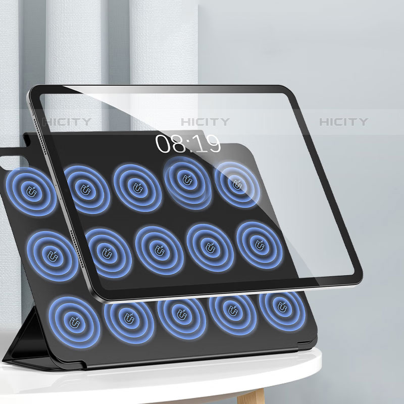 Custodia Portafoglio In Pelle Cover con Supporto H04 per Apple iPad Pro 12.9 (2020)
