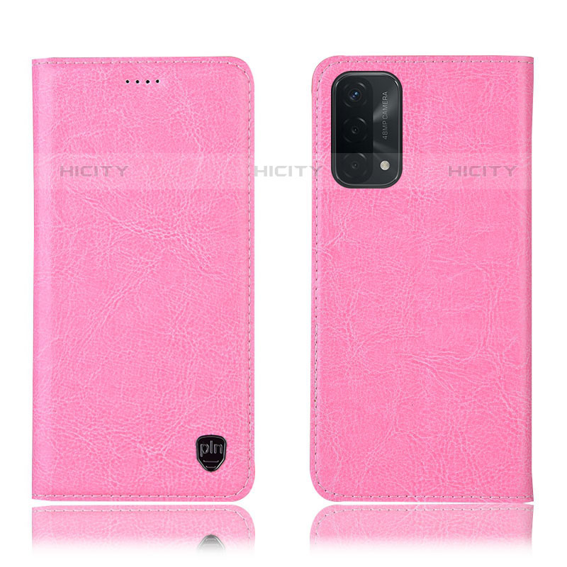 Custodia Portafoglio In Pelle Cover con Supporto H04P per Oppo A93 5G