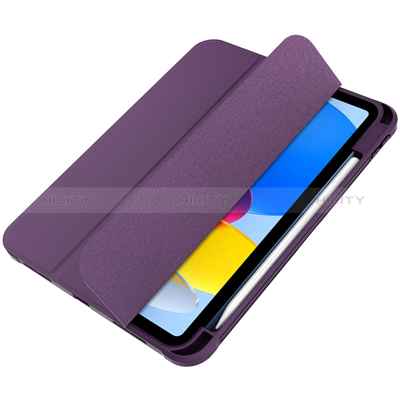 Custodia Portafoglio In Pelle Cover con Supporto H05 per Apple iPad 10.9 (2022)