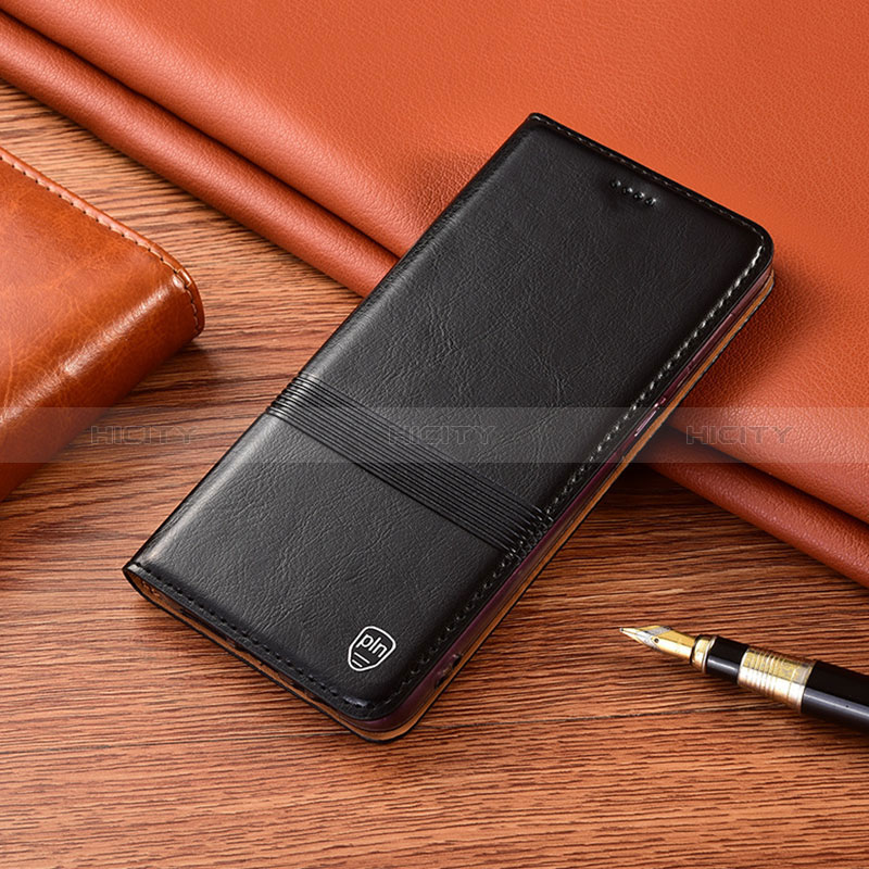 Custodia Portafoglio In Pelle Cover con Supporto H05P per Asus ROG Phone 5 Ultimate Nero