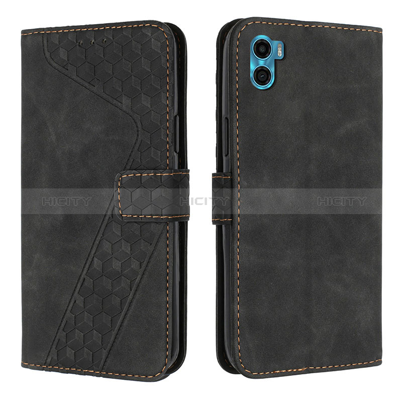 Custodia Portafoglio In Pelle Cover con Supporto H05X per Motorola Moto E22S