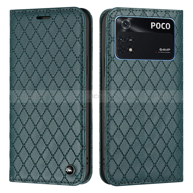 Custodia Portafoglio In Pelle Cover con Supporto H05X per Xiaomi Poco M4 Pro 4G