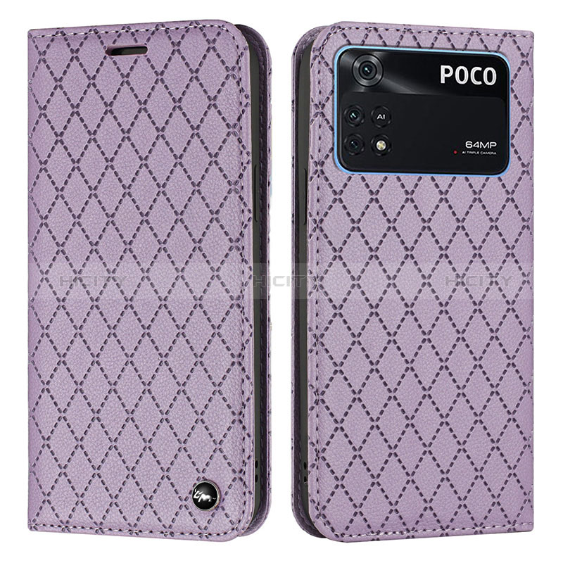 Custodia Portafoglio In Pelle Cover con Supporto H05X per Xiaomi Poco M4 Pro 4G