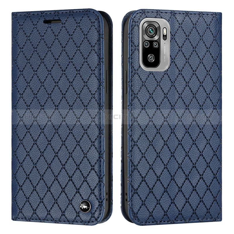 Custodia Portafoglio In Pelle Cover con Supporto H05X per Xiaomi Redmi Note 11 SE India 4G Blu