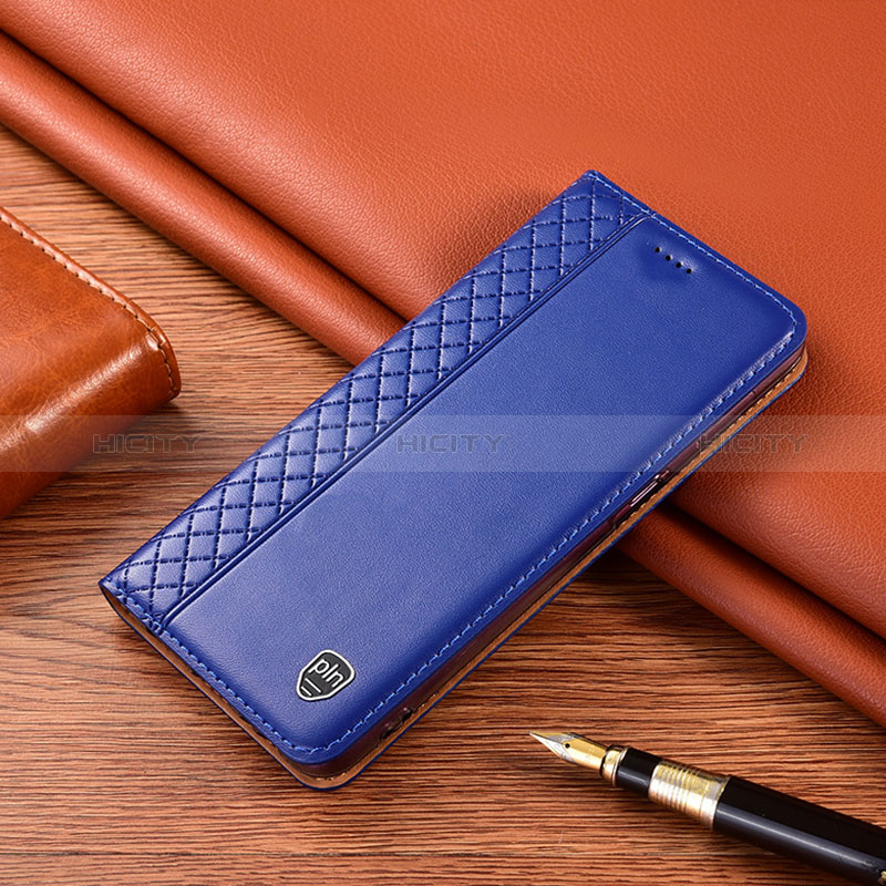 Custodia Portafoglio In Pelle Cover con Supporto H07P per Samsung Galaxy A51 5G Blu