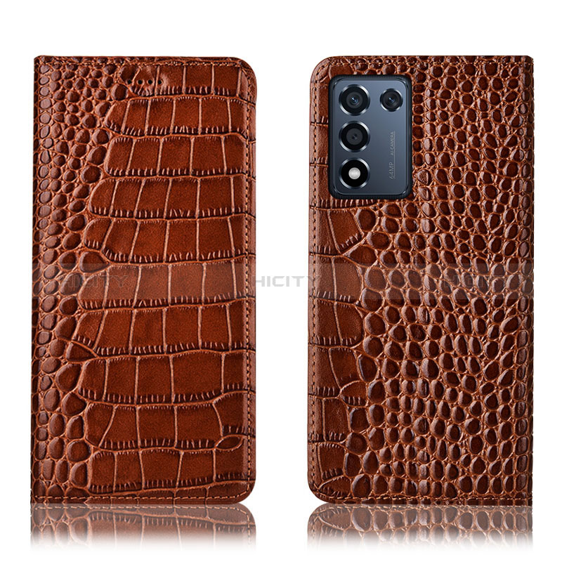 Custodia Portafoglio In Pelle Cover con Supporto H08P per Oppo K9S 5G