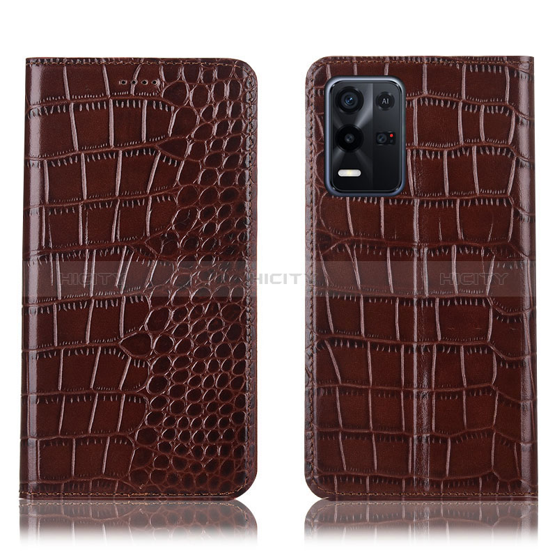 Custodia Portafoglio In Pelle Cover con Supporto H08P per Oppo K9X 5G