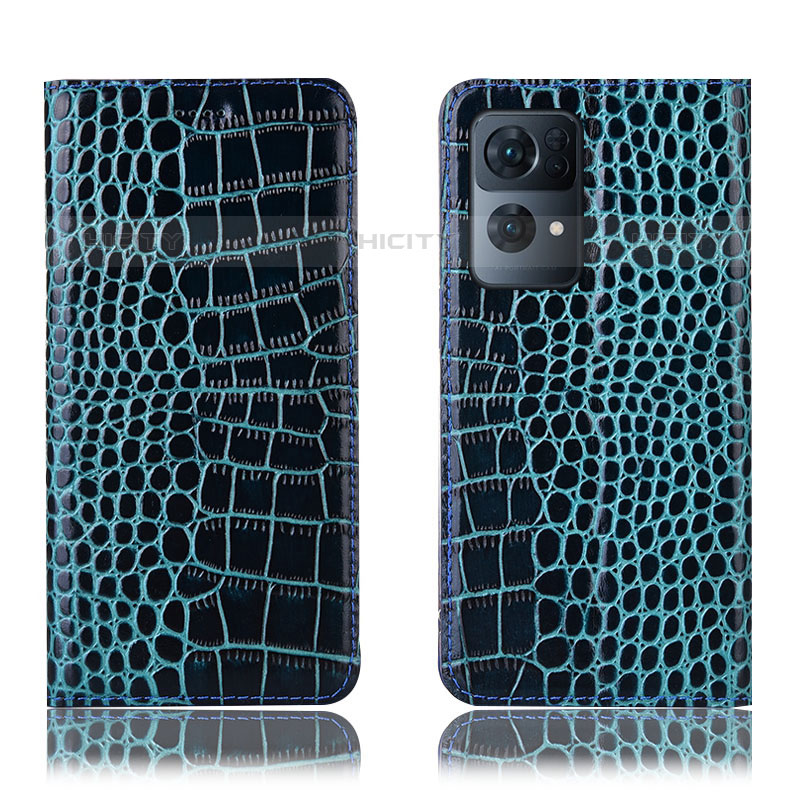 Custodia Portafoglio In Pelle Cover con Supporto H08P per Oppo Reno7 Pro 5G