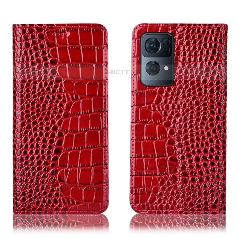 Custodia Portafoglio In Pelle Cover con Supporto H08P per Oppo Reno7 Pro 5G