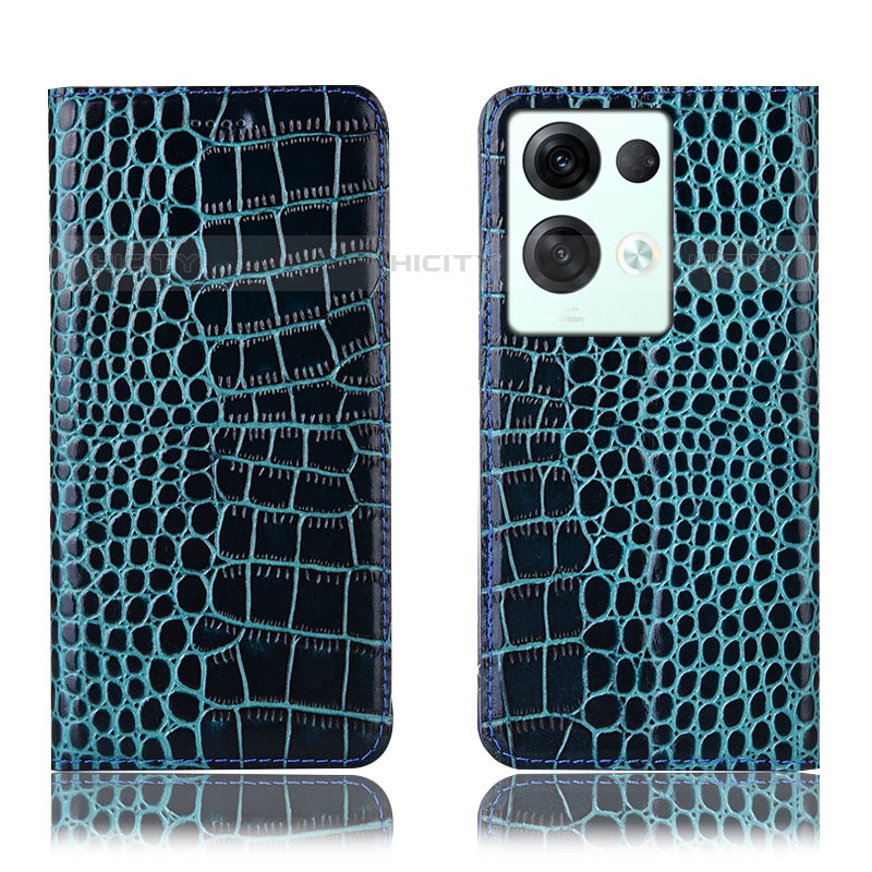 Custodia Portafoglio In Pelle Cover con Supporto H08P per Oppo Reno8 Pro 5G