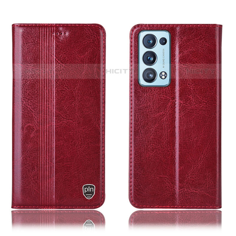 Custodia Portafoglio In Pelle Cover con Supporto H09P per Oppo Reno6 Pro 5G