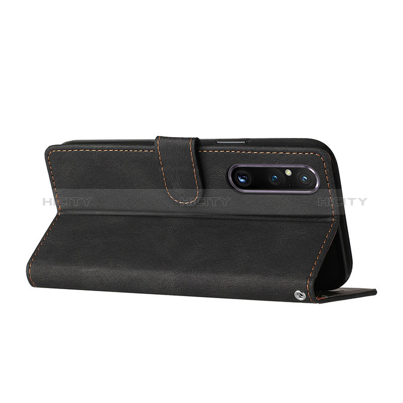 Custodia Portafoglio In Pelle Cover con Supporto H09X per Sony Xperia 1 V