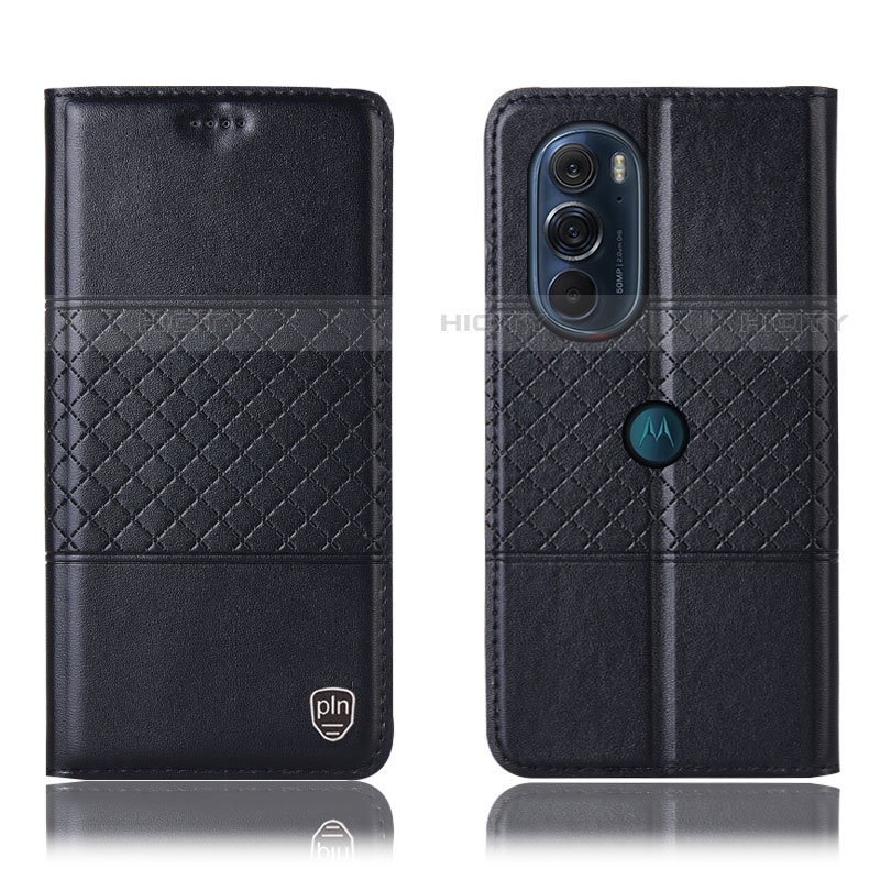 Custodia Portafoglio In Pelle Cover con Supporto H10P per Motorola Moto Edge X30 5G